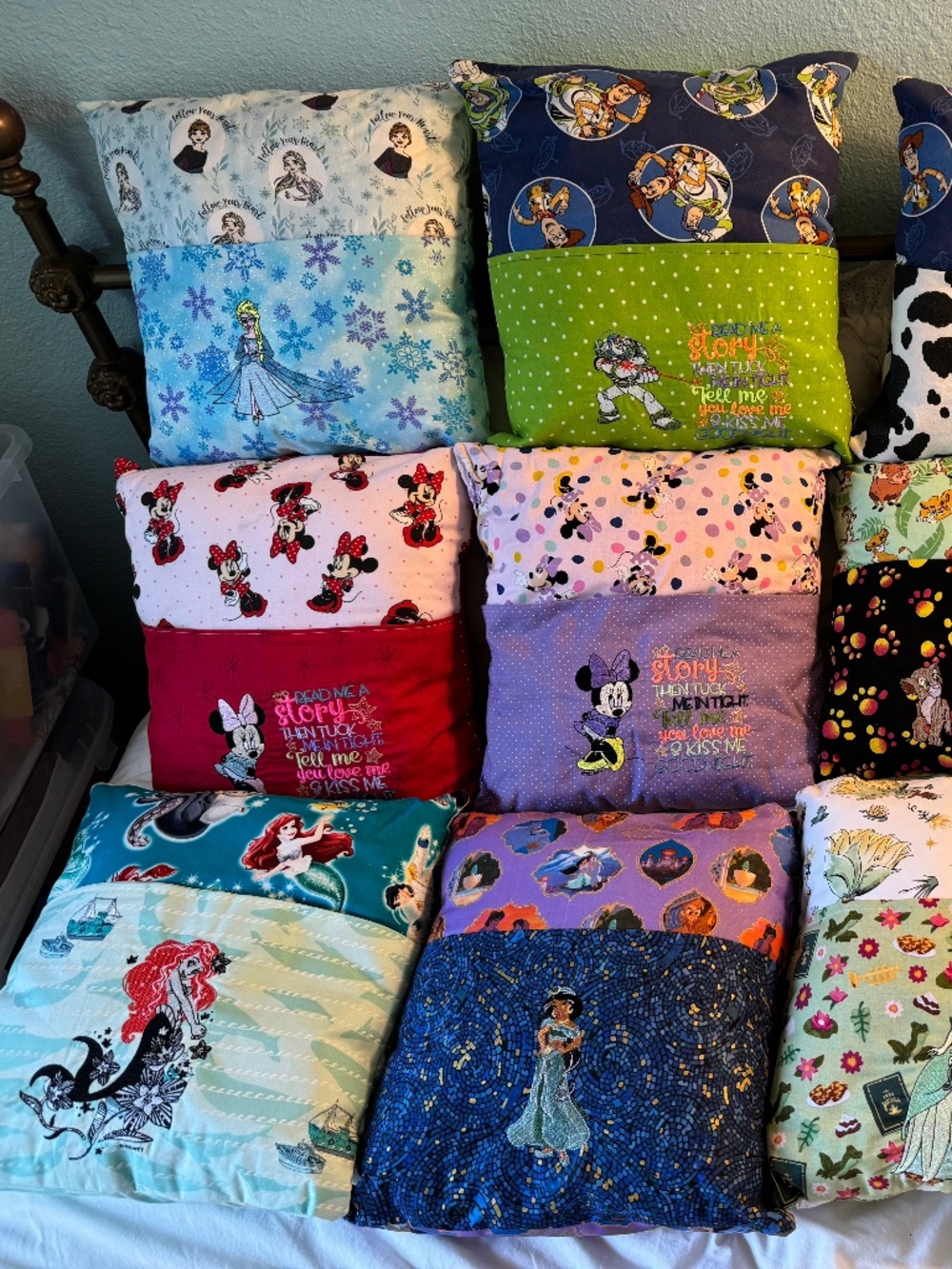 Disney storybook pillows